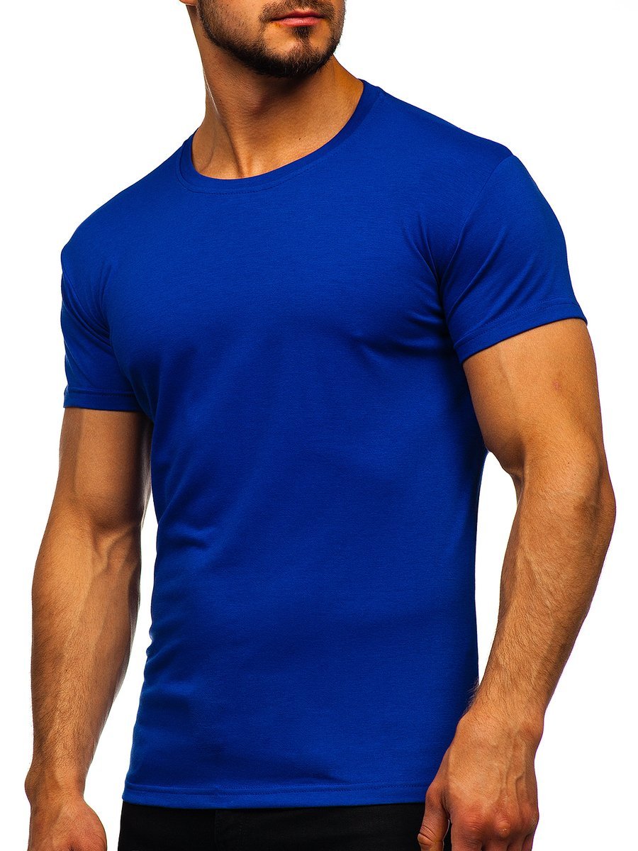 royal blue plain shirt