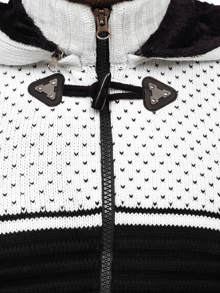 black sweater with zipper