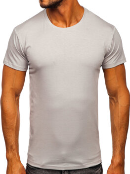 Men's Basic T-shirt Light Grey Bolf 2005