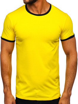 Men's Basic T-shirt Yellow Bolf 8T83