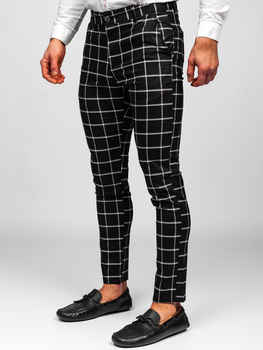 mens checkered chinos