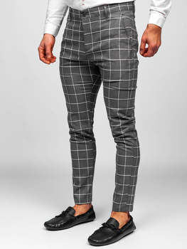 mens checkered chinos