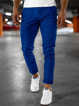 cobalt blue chinos
