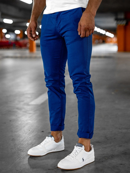 cobalt blue chinos