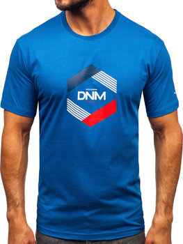 Men's Cotton T-shirt Blue Bolf 14741
