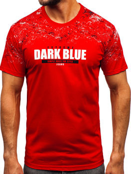Men's Cotton T-shirt Red Bolf 14725