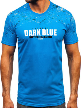 Men's Cotton T-shirt Sky Blue Bolf 14725