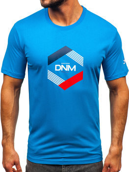 Men's Cotton T-shirt Sky Blue Bolf 14741