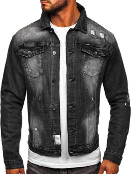 Men's Denim Jacket Black Bolf MJ511G