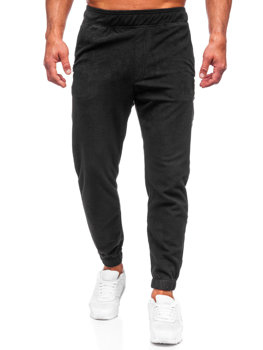 Men's Fleece Jogger Sweatpants Black 4F SPMD014