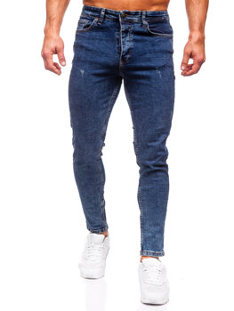 Men's Jeans Regular Fit Navy Blue Bolf 6057