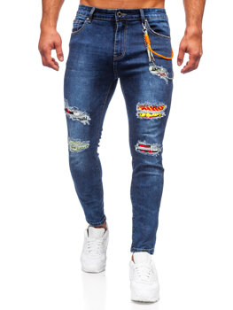 Men's Jeans Regular Fit Navy Blue Bolf TF093