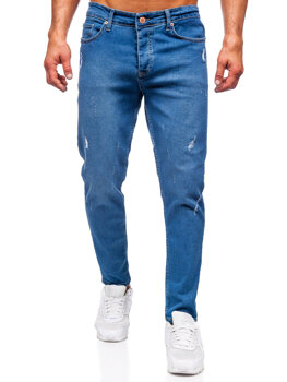 Men's Jeans Slim Fit Navy Blue Bolf 6453
