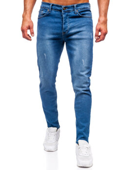 Men's Jeans Slim Fit Navy Blue Bolf 6458