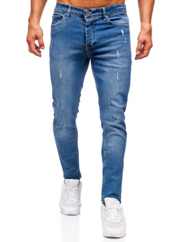 Men's Jeans Slim Fit Navy Blue Bolf 6469