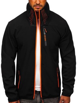 Men's Lightweight Softshell Jacket Black Bolf KS2185