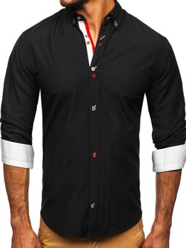 Men's Long Sleeve Shirt Black Bolf 20710