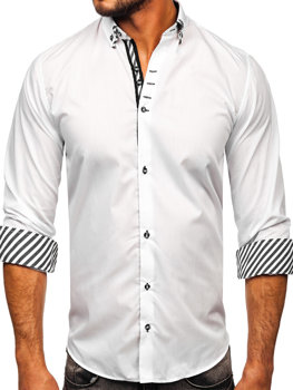 Men's Long Sleeve Shirt White Bolf 3762