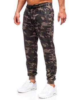 Men's Military Jogger Sweatpants Khaki Bolf JX6185