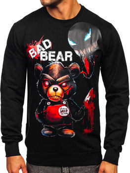 Men's Printed Sweatshirt Black Bolf 6493