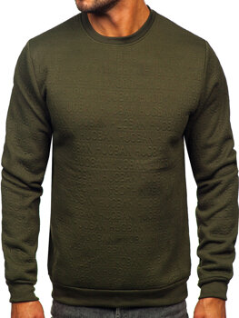 Men's Printed Sweatshirt Khaki Bolf LJ0599