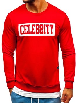 Men's Printed Sweatshirt Red Bolf 11115