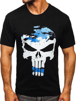 Men's Printed T-shirt Black Bolf 2098
