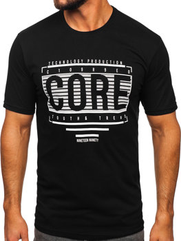 Men's Printed T-shirt Black Bolf SS11071
