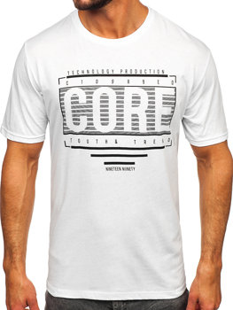 Men's Printed T-shirt White Bolf SS11071