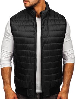 Men's Quilted Gilet Black Bolf MY77