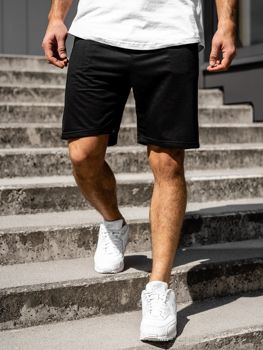 Men's Sweat Shorts Black Bolf B1001