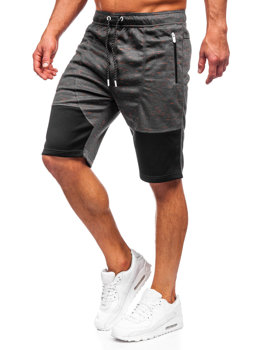 Men's Sweat Shorts Graphite Bolf Q3859