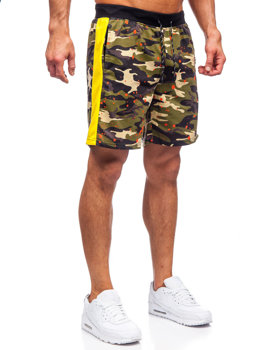 Men's Sweat Shorts Green Bolf KS2579