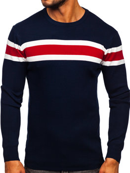Men's Sweater Navy Blue Bolf H2108