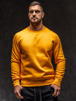 Men's Sweatshirt Light Orange Bolf 2001A1