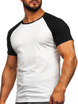Men's T-shirt White-Black Bolf 8T82