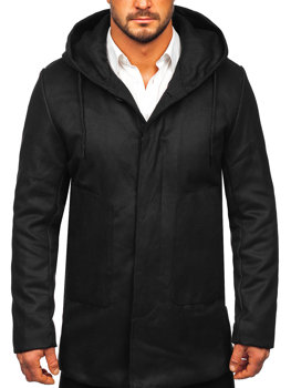 Men's Winter Coat with Hood Black Bolf 79B3-197