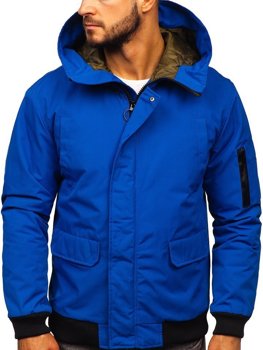Men's Winter Jacket Blue Bolf 2019005
