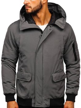 Men's Winter Jacket Grey Bolf 2019005