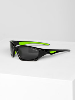 Sunglasses Black-Green Bolf MIAMI4