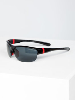 Sunglasses Black-Red Bolf PLS6
