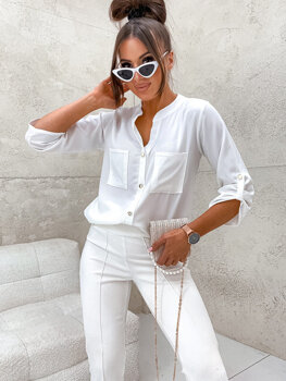 Women’s Long Sleeve Shirt White Bolf 713