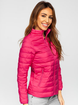 Women's Quilted Lightweight Jacket Pink Bolf 1141
