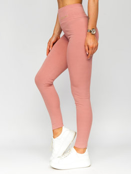 Women's Striped Leggings Pink Bolf W7501