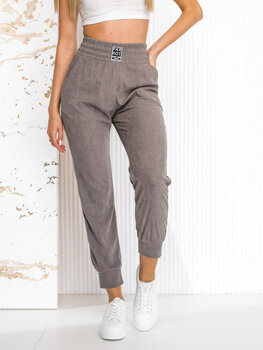 Women’s Striped Sweatpants Grey Bolf W7858