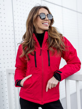 Women's Winter Ski Jacket Red Bolf HH012