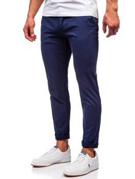 Slacks and Chinos Eleventy Trousers Save 19% Slacks and Chinos Mens Trousers Eleventy Velvet Trouser in Dark Blue for Men Blue 