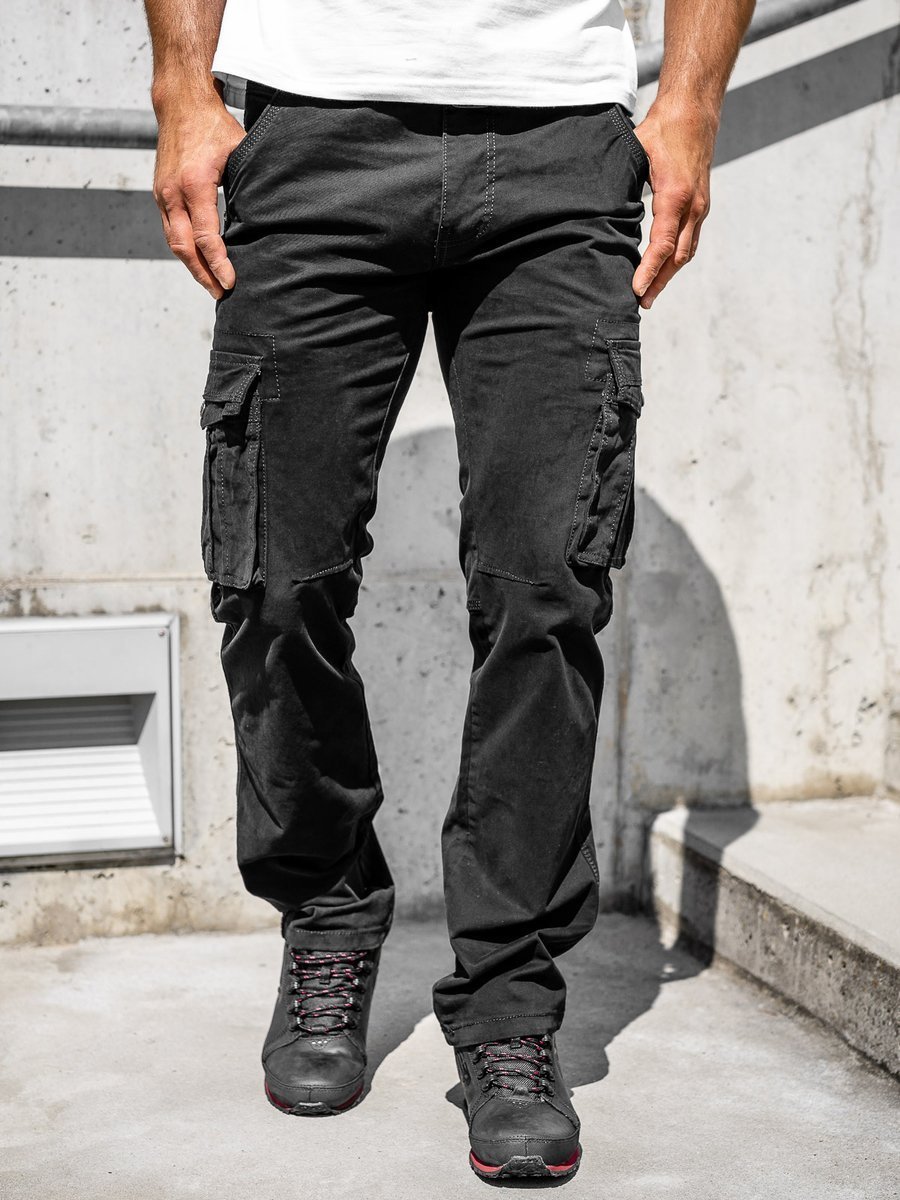 cargo pants with belt