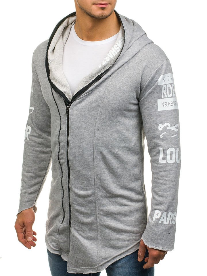 all over man printed hoodie