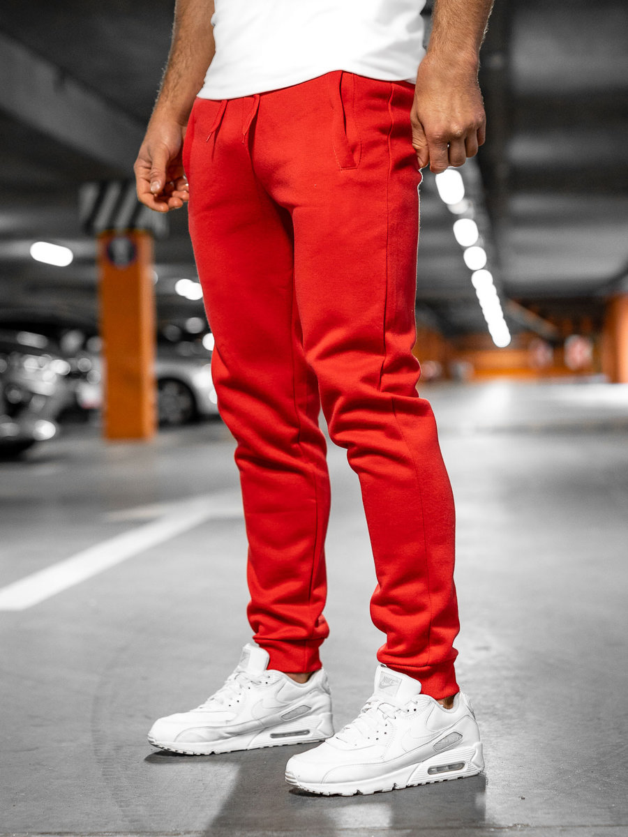 Men's Sweatpants Red Bolf XW01